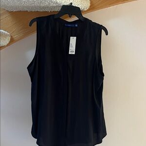Apt. 9 Women's Black Sleeveless Blouse Size XXL. New with tags